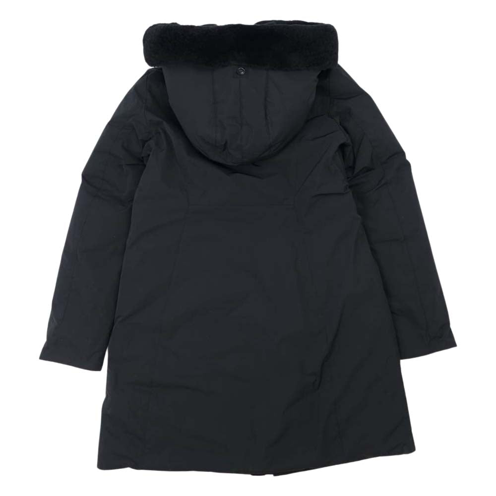 WOOLRICH ウールリッチ WWOU0412 国内正規品 MAPLE COAT メイプル ダウン コート ブラック系 S【美品】【中古】