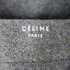CELINE セリーヌ スモール スクエア ラゲージ ファントム フェルト × レザー グレー系【中古】