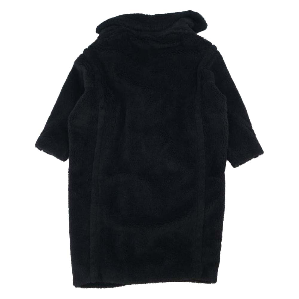 MAX MARA マックスマーラ 10160493 国内正規品 TEDDY BEAR ICON COAT テディベア アイコン コート アルパカ ウール ブラック系 S【美品】【中古】