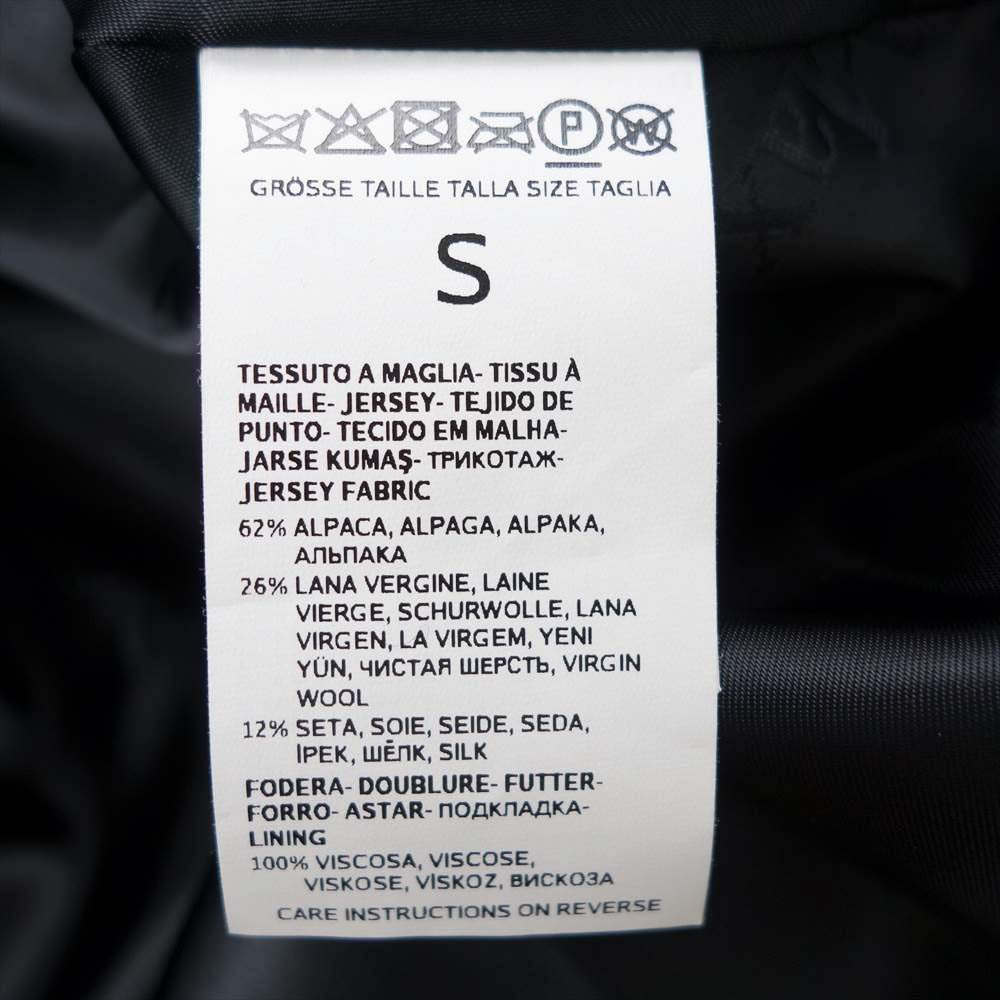MAX MARA マックスマーラ 10160493 国内正規品 TEDDY BEAR ICON COAT テディベア アイコン コート アルパカ ウール ブラック系 S【美品】【中古】
