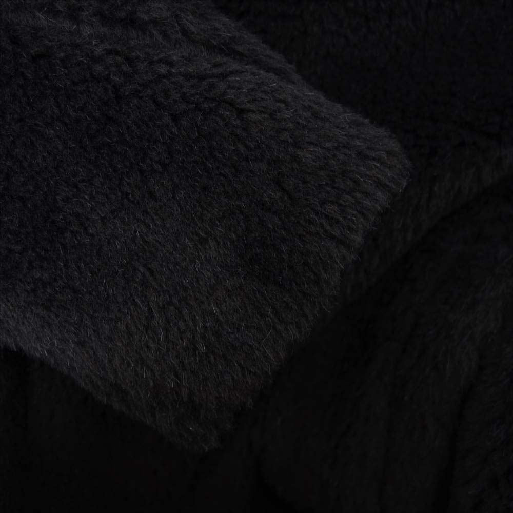 MAX MARA マックスマーラ 10160493 国内正規品 TEDDY BEAR ICON COAT テディベア アイコン コート アルパカ ウール ブラック系 S【美品】【中古】