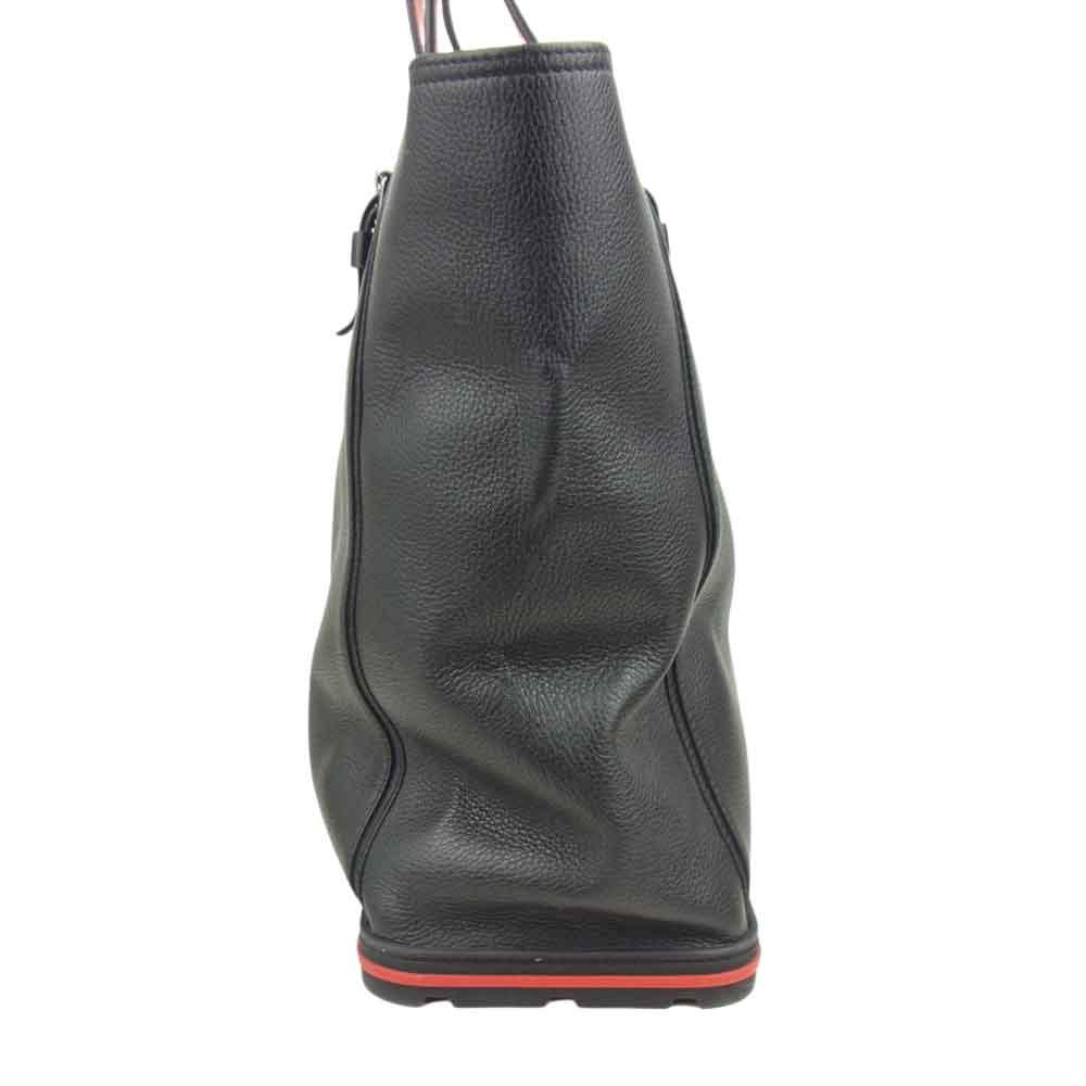 Christian Louboutin クリスチャンルブタン kabiker カバイカー レザー トート バッグ  ブラック系【中古】
