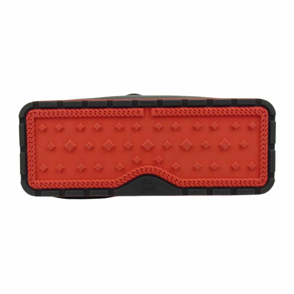 Christian Louboutin クリスチャンルブタン kabiker カバイカー レザー トート バッグ  ブラック系【中古】