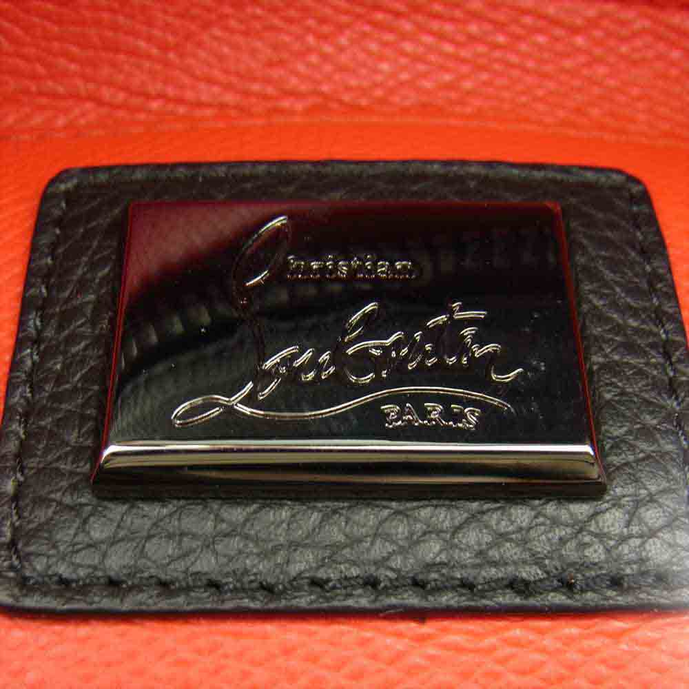 Christian Louboutin クリスチャンルブタン kabiker カバイカー レザー トート バッグ  ブラック系【中古】
