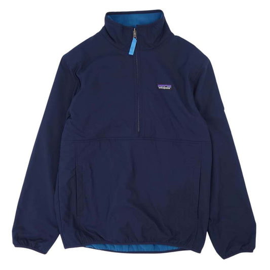 patagonia パタゴニア 15AW 25385 Reversible Snap-T Glissade Pullover リバーシブルスナップT グリセード プルオーバー ネイビー系 ブルー系 XS【美品】【中古】