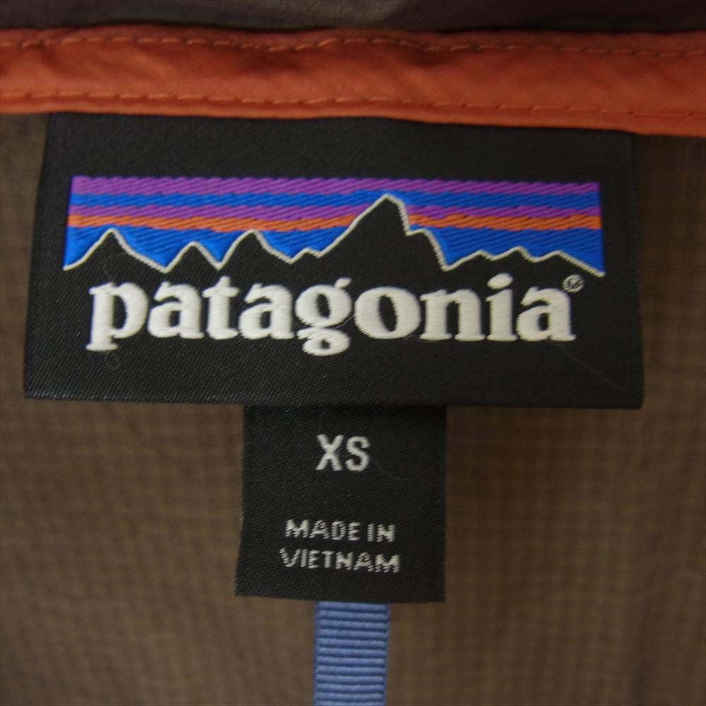 patagonia パタゴニア 19SS 24150 Houdini Snap-T P/O メンズ フーディニ スナップT プルオーバー ブラウン系 ネイビー系【美品】【中古】