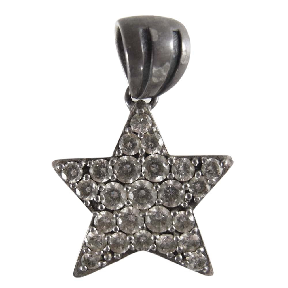 Justin Davis ジャスティンデイビス SPJ150 VIVA SUPER STAR スター ペンダント トップ シルバー系【中古】