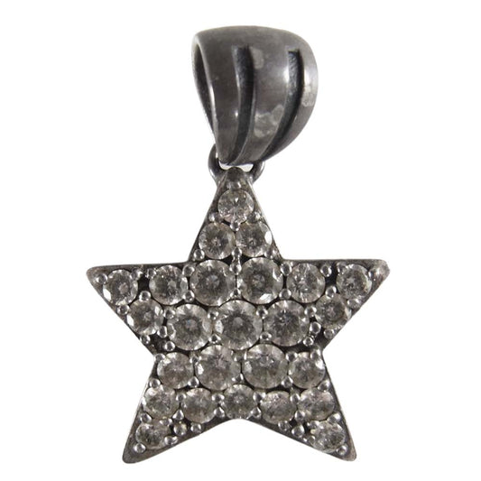 Justin Davis ジャスティンデイビス SPJ150 VIVA SUPER STAR スター ペンダント トップ シルバー系【中古】