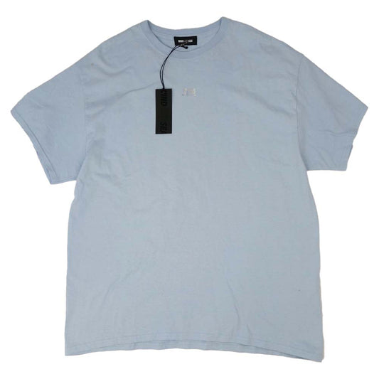 WIND AND SEA ウィンダンシー WDS-CS-219 WDS SMALL-IRIDESCENT T-SHIRT ライトブルー系 XL【中古】