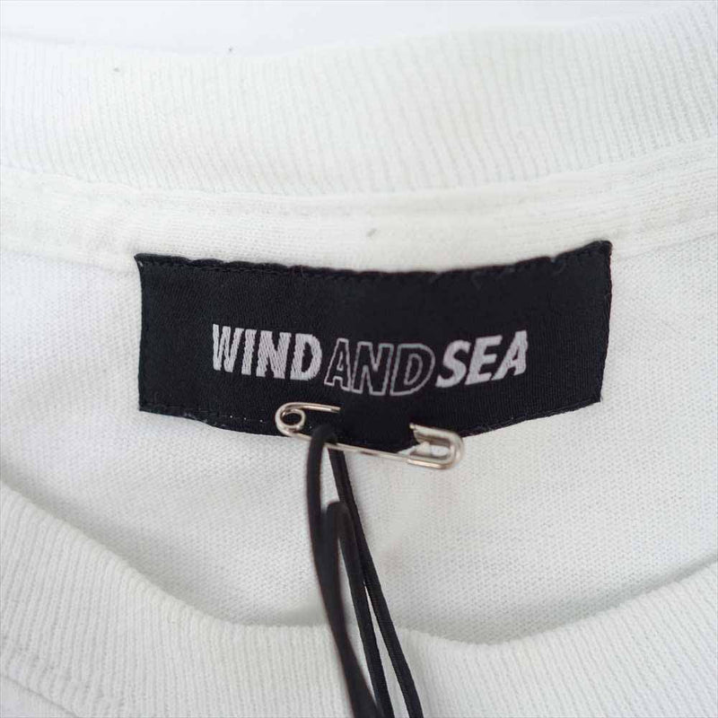 WIND AND SEA ウィンダンシー WDS-CS-208 foil L/S T-SHIRT ホワイト系 XL【中古】