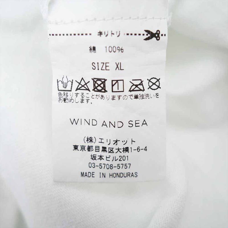 WIND AND SEA ウィンダンシー WDS-CS-208 foil L/S T-SHIRT ホワイト系 XL【中古】