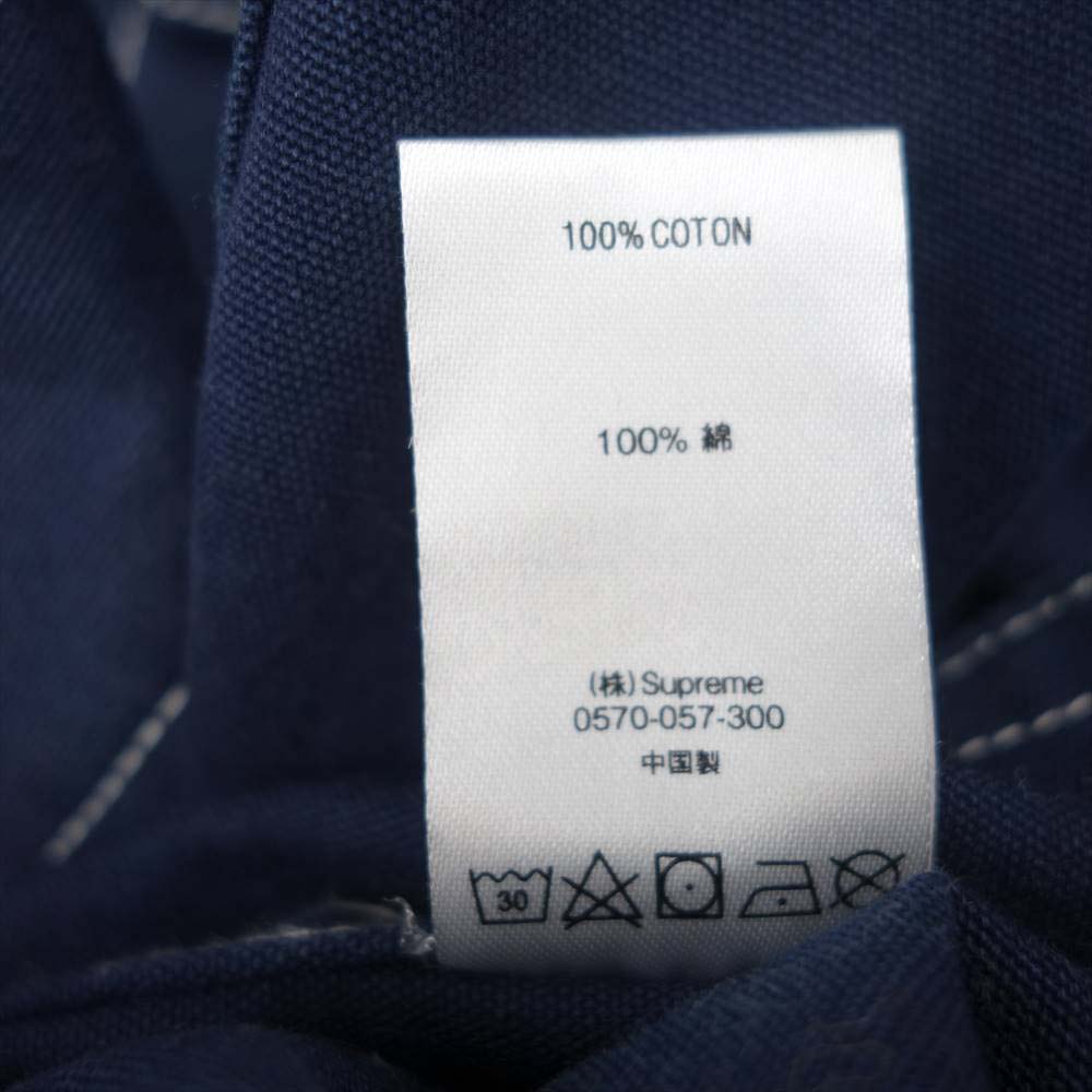 Supreme シュプリーム 18SS Contrast Stitch Work Jacket コントラスト ステッチ ワーク ネイビー系 L【中古】