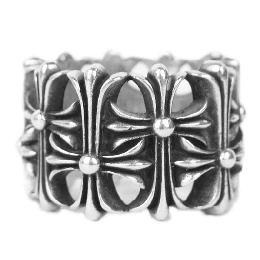 CHROME HEARTS クロムハーツ（原本無） CEMETERY CRS RING セメタリー クロス シルバー系 18号【中古】