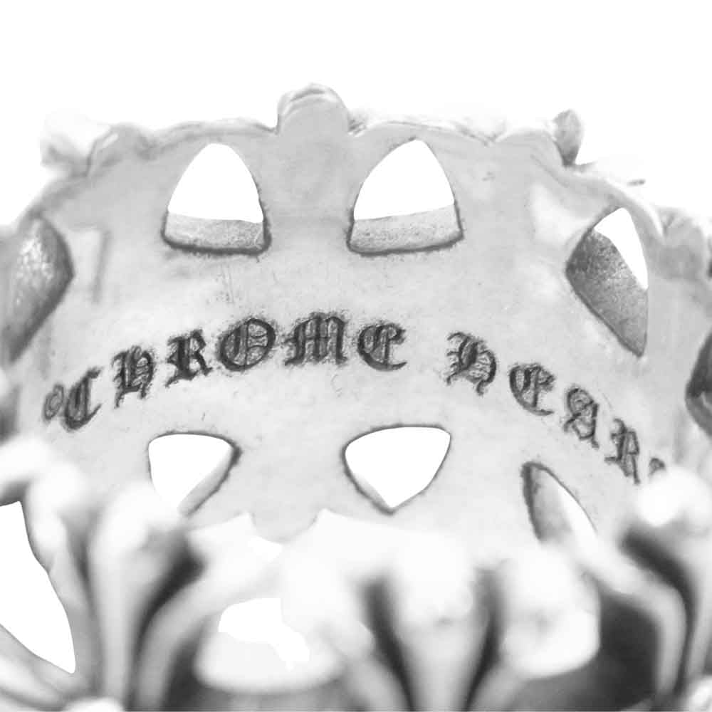 CHROME HEARTS クロムハーツ（原本無） CEMETERY CRS RING セメタリー クロス シルバー系 18号【中古】