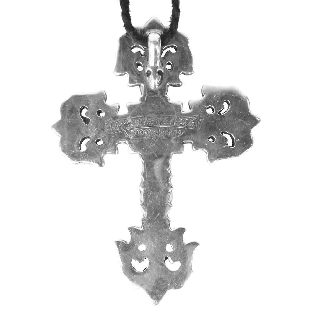 CHROME HEARTS クロムハーツ（原本有） FILIG CROSS LRG フィリグリークロス ラージ レースストッパー シルバー系【中古】
