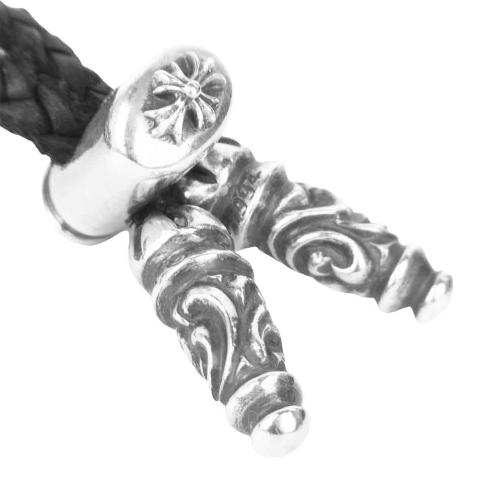 CHROME HEARTS クロムハーツ（原本有） FILIG CROSS LRG フィリグリークロス ラージ レースストッパー シルバー系【中古】