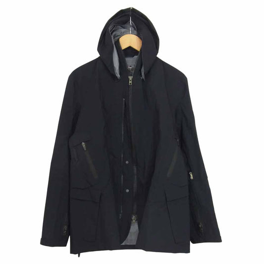 アクロニウム 16SS J44L-GT 国内正規品 GORE-TEX INTEROPS JACKET ゴアテックス シェル ジャケット ネイビー系 S【美品】【中古】
