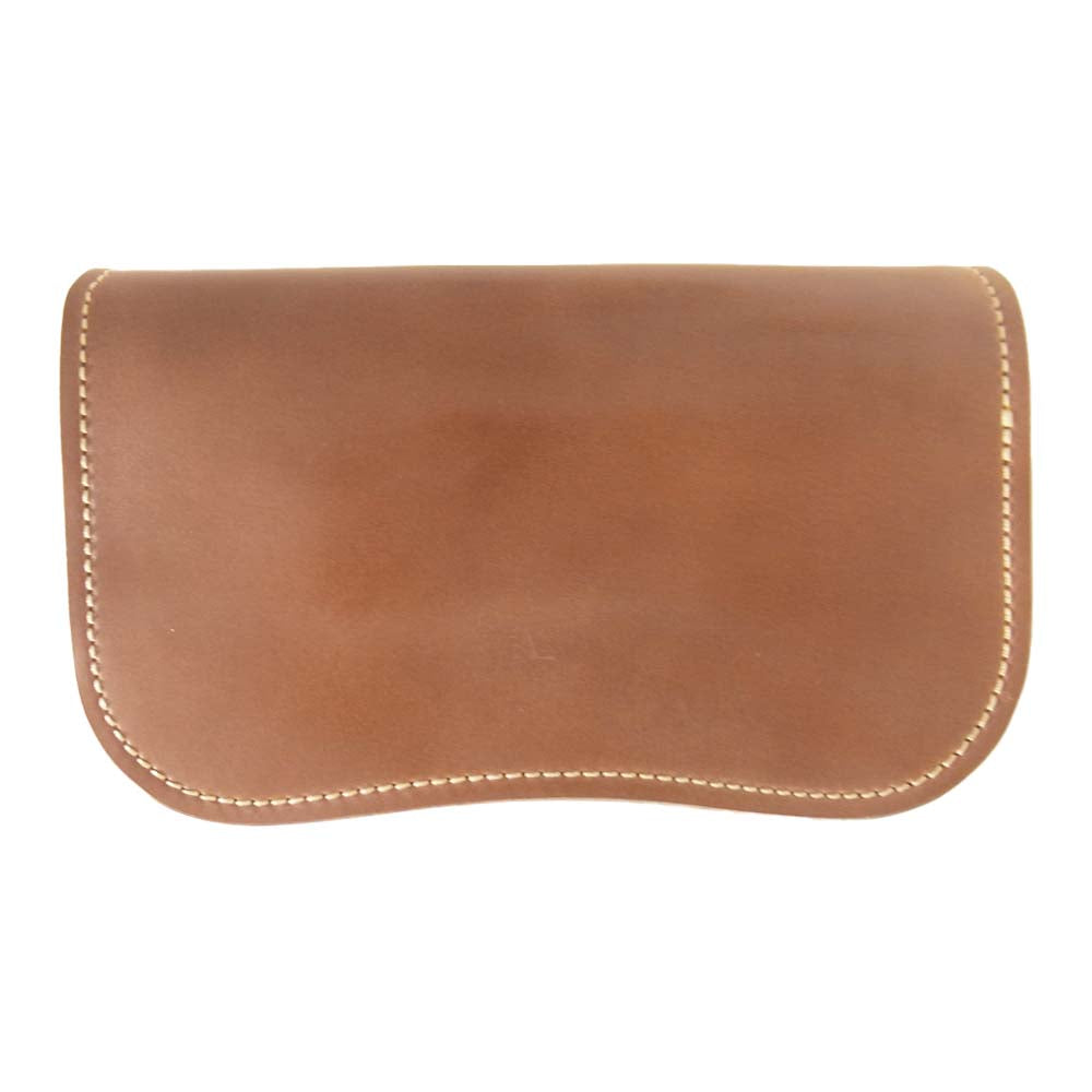 LAST CROPS ラストクロップス LC BLISTR M ブリスター コードバン レザー ウォレット ブラウン系【極上美品】【中古】