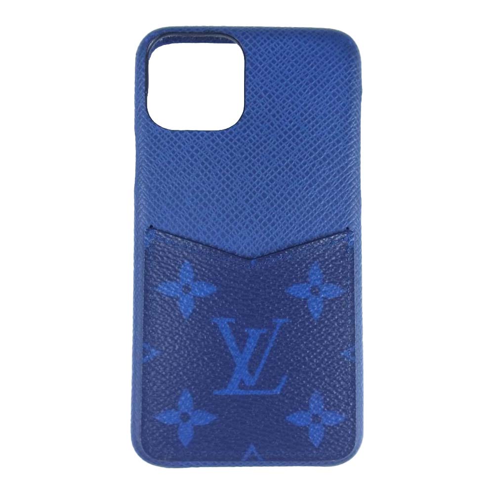 LOUIS VUITTON ルイ・ヴィトン M30479 IPHONE 11 PRO モノグラム タイガラマ スマホケース ネイビー系【中古】