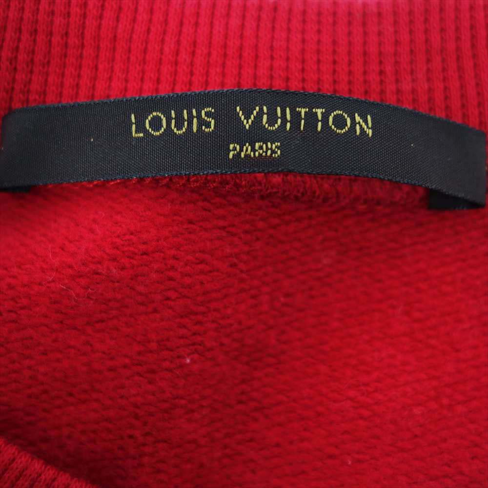 Supreme シュプリーム 17AW × LOUISVUITTON  LV Arc Logo Crewneck ルイヴィトン アーチロゴ クルーネック スウェット レッド系 M【中古】