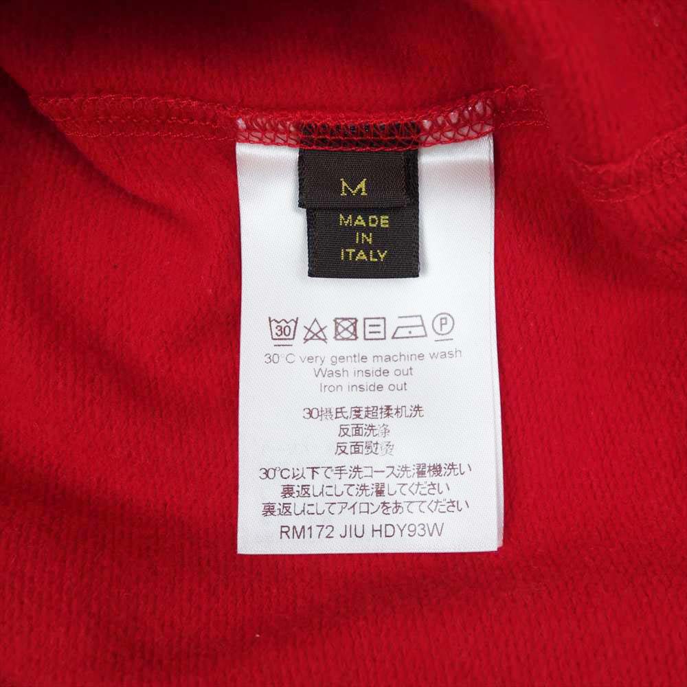 Supreme シュプリーム 17AW × LOUISVUITTON  LV Arc Logo Crewneck ルイヴィトン アーチロゴ クルーネック スウェット レッド系 M【中古】