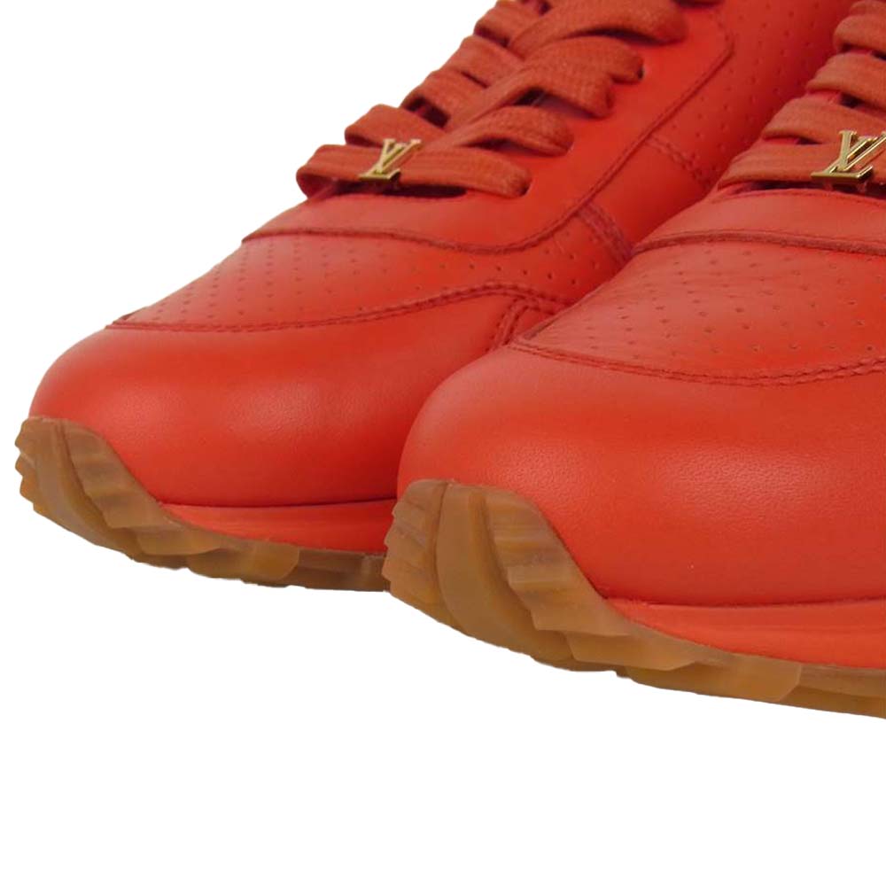 Supreme シュプリーム 17AW 1A3FC6 × LOUISVUITTON RUN AWAY SNEAKER ルイヴィトン レザー スニーカー レッド系 8(約27cm)【極上美品】【中古】