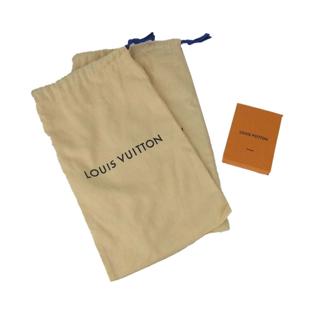 Supreme シュプリーム 17AW 1A3FC6 × LOUISVUITTON RUN AWAY SNEAKER ルイヴィトン レザー スニーカー レッド系 8(約27cm)【極上美品】【中古】