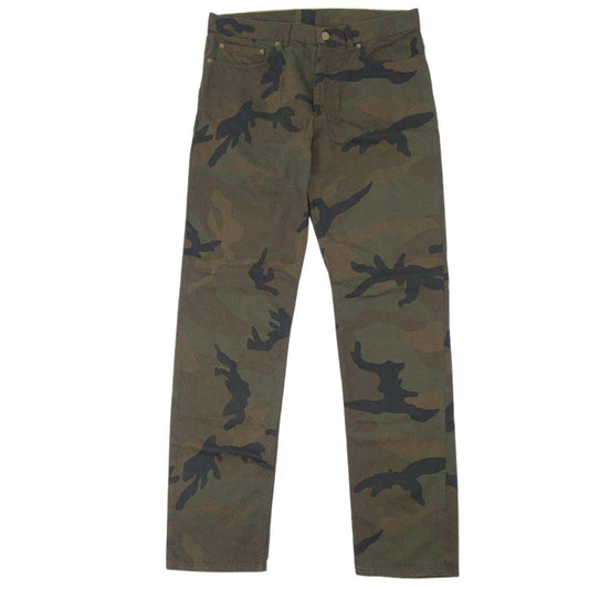 Supreme シュプリーム 17AW × LOUISVUITTON Jacquard Denim 5-Pocket Jeans Camo ルイヴィトン ジャカード デニム 5ポケット デニム ジーンズ マルチカラー系 34【中古】