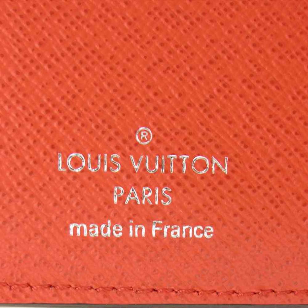Supreme シュプリーム 17AW M67755 × LOUISVUITTON Chain Wallet Epi and Taiga Leather ルイヴィトン エピ タイガ レザー チェーン ウォレット  レッド系【極上美品】【中古】