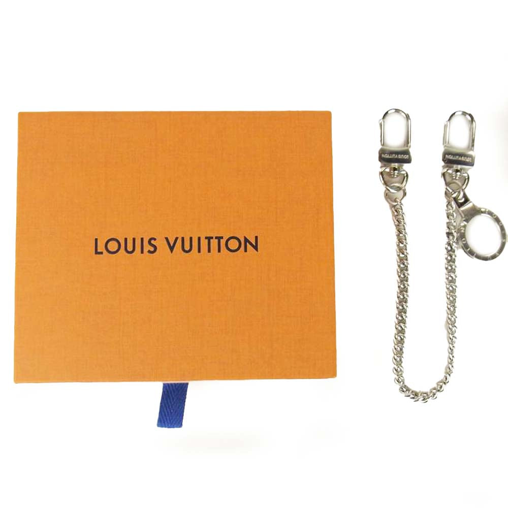 Supreme シュプリーム 17AW M67755 × LOUISVUITTON Chain Wallet Epi and Taiga Leather ルイヴィトン エピ タイガ レザー チェーン ウォレット  レッド系【極上美品】【中古】