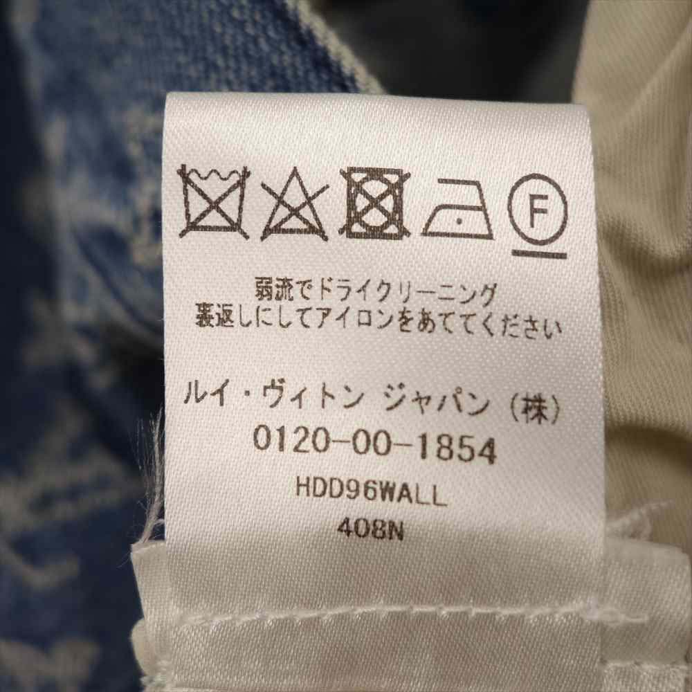 Supreme シュプリーム 17AW × LOUISVUITTON LV Monogram Regular Jeans ルイヴィトン モノグラム レギュラー ジーンズ デニム ライトブルー系 31【中古】