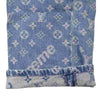Supreme シュプリーム 17AW × LOUISVUITTON LV Monogram Regular Jeans ルイヴィトン モノグラム レギュラー ジーンズ デニム ライトブルー系 31【中古】