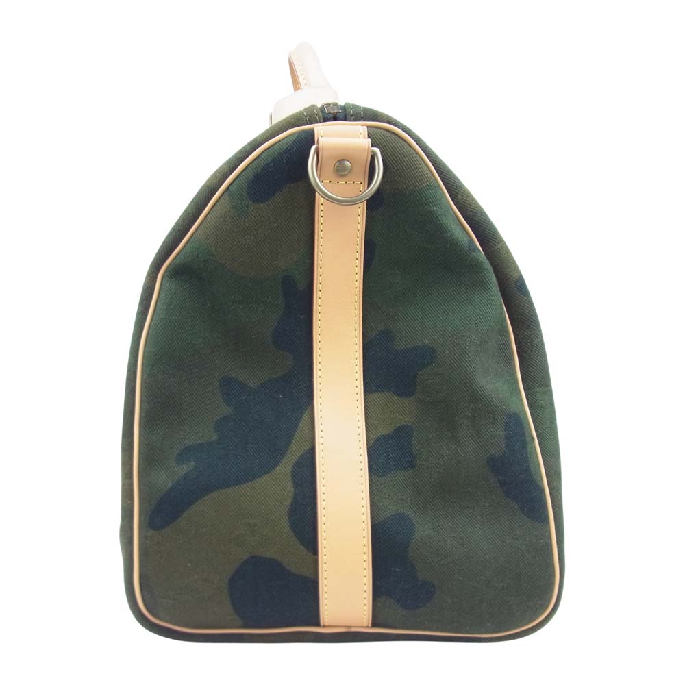 Supreme シュプリーム 17AW M43466 × LOUISVUITTON Keepall Bandouliere ルイヴィトン キーポル バンドリエール 45 カモ ボストン バッグ【美品】【中古】