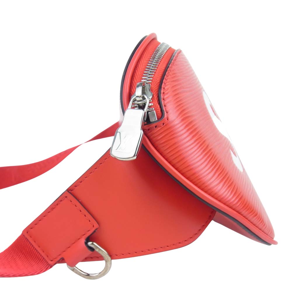 Supreme シュプリーム 17AW M53418 × LOUISVUITTON BUMBAG SP EPI DWT RED ルイヴィトン バムバッグ エピ ウエスト バッグ レッド系【美品】【中古】