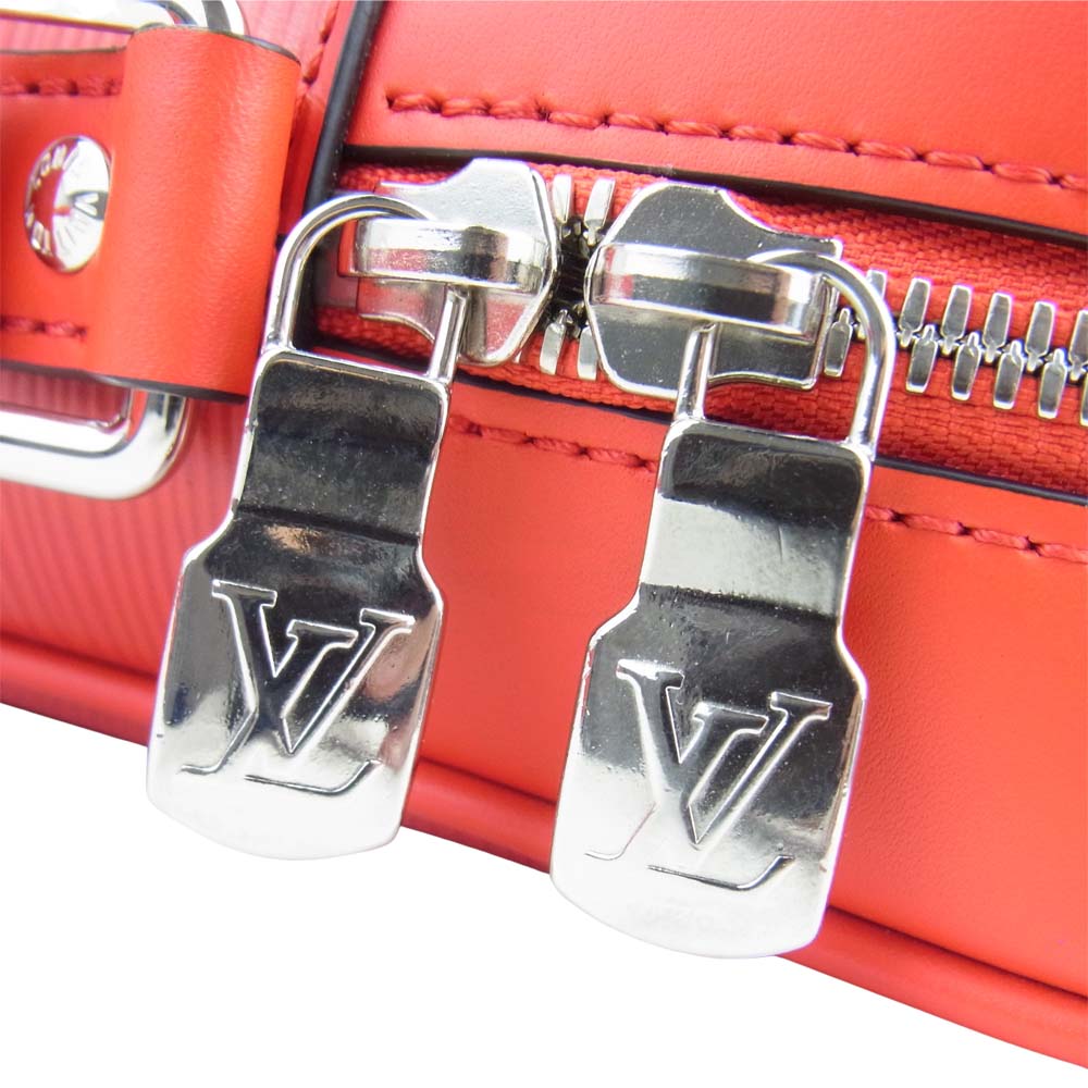 Supreme シュプリーム 17AW M53417 × LOUISVUITTON Danube PM ルイヴィトン ダヌーブ エピ レザー ショルダーバッグ レッド系【美品】【中古】