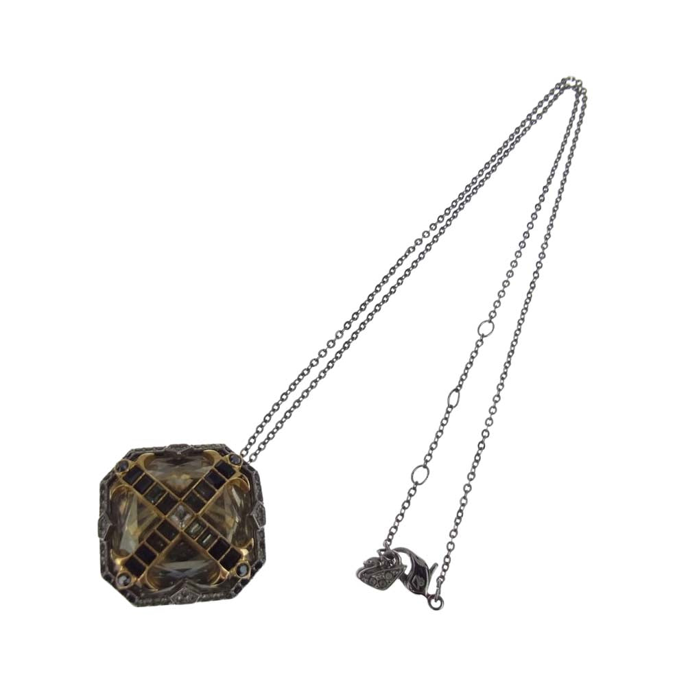 スワロフスキー ストーン ペンダント ネックレス ペンダントネックレス シルバー系【中古】