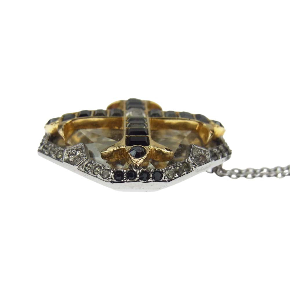 スワロフスキー ストーン ペンダント ネックレス ペンダントネックレス シルバー系【中古】