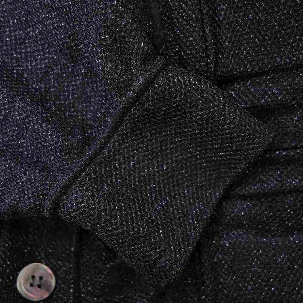 COMME des GARCONS コムデギャルソン HOMME PLUS オムプリュス PC-T005 AD2018 シャーリング カーディガン ブラック系 L【美品】【中古】