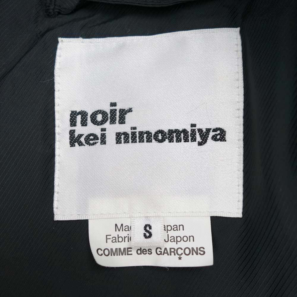 COMME des GARCONS コムデギャルソン noir kei ninomiya ノワールケイニノミヤ 3B-J026 AD2018 再構築 ドッキング MA-1 Aライン ボンバージャケット ブラック系 S【中古】