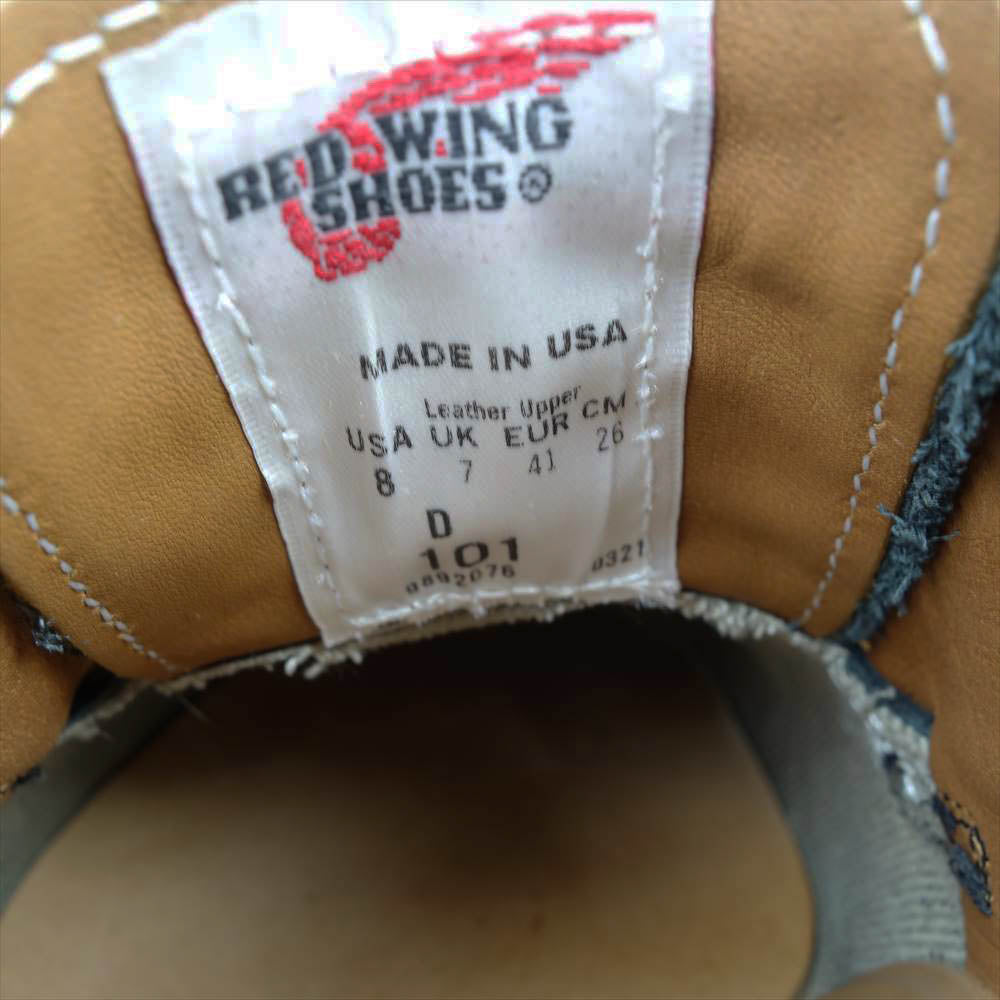 RED WING レッドウィング 101 POSTMAN OXFORD ポストマン オックスフォード シューズ ブラック系 26cm【中古】