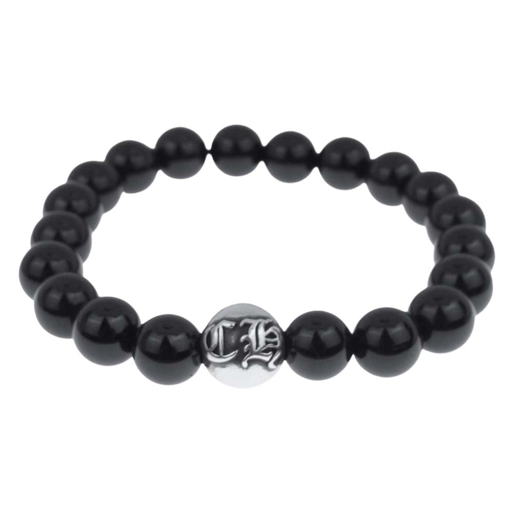 CHROME HEARTS クロムハーツ（原本有） BEAD 24 10mm ビーズ ブレスレット ブラック系【中古】
