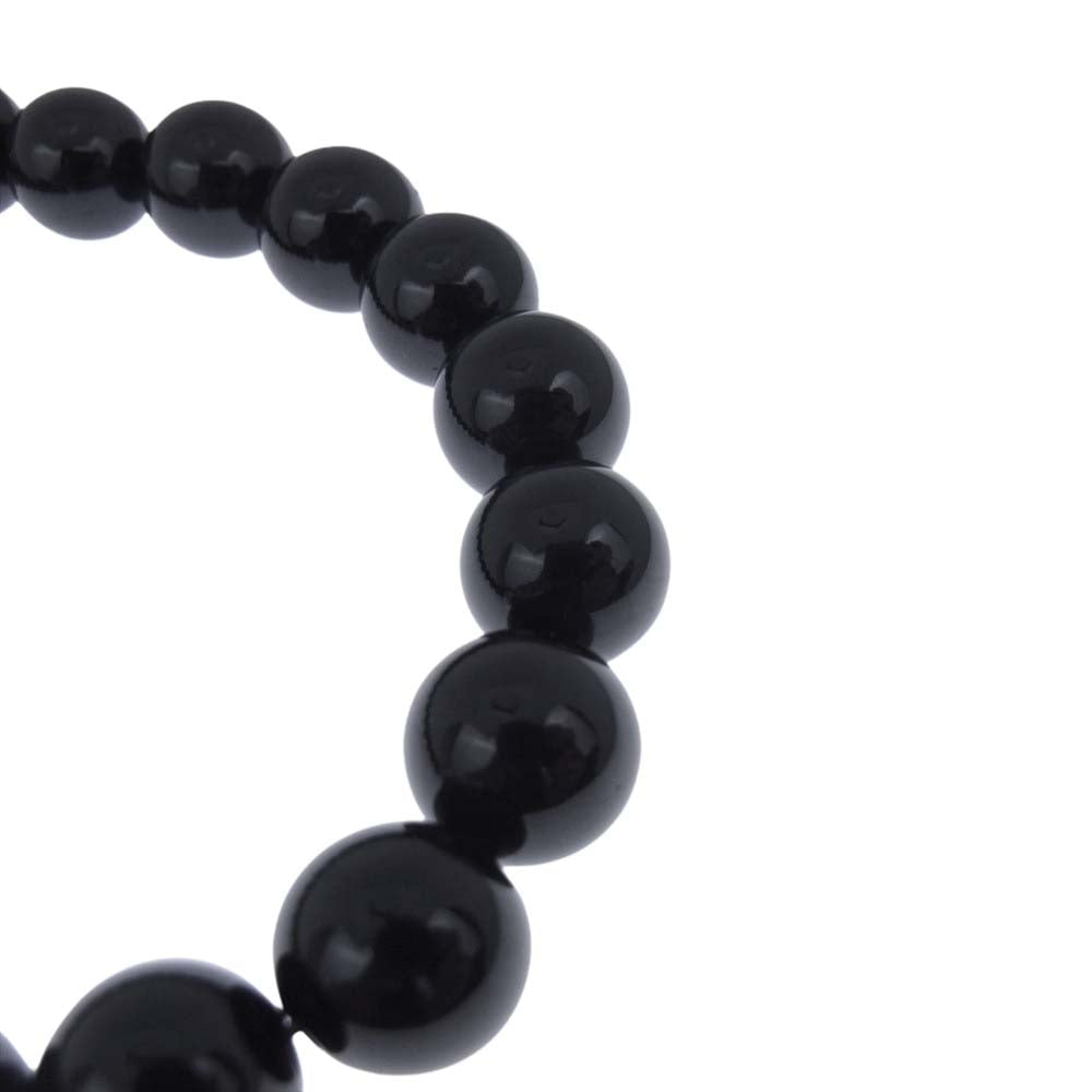 CHROME HEARTS クロムハーツ（原本有） BEAD 24 10mm ビーズ ブレスレット ブラック系【中古】