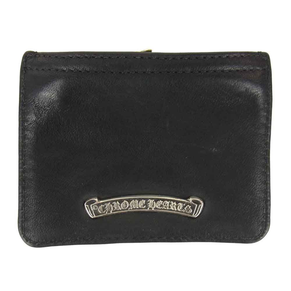 CHROME HEARTS クロムハーツ（原本有） ZPR CHNG 3×4 ジッパー チェンジ バース コインケース ブラック系【中古】