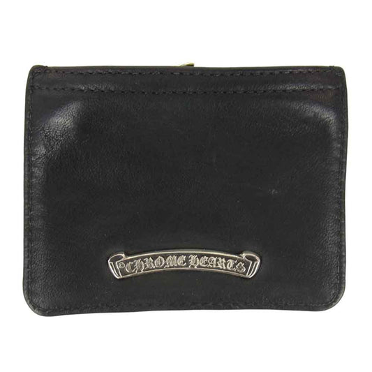 CHROME HEARTS クロムハーツ（原本有） ZPR CHNG 3×4 ジッパー チェンジ バース コインケース ブラック系【中古】