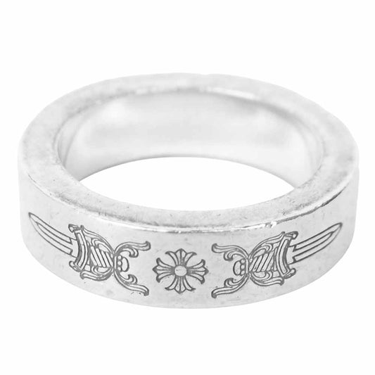 CHROME HEARTS クロムハーツ（原本無） SPACER DAGGER RING 6ｍｍ スペーサー ダガー リング シルバー系 15号【中古】