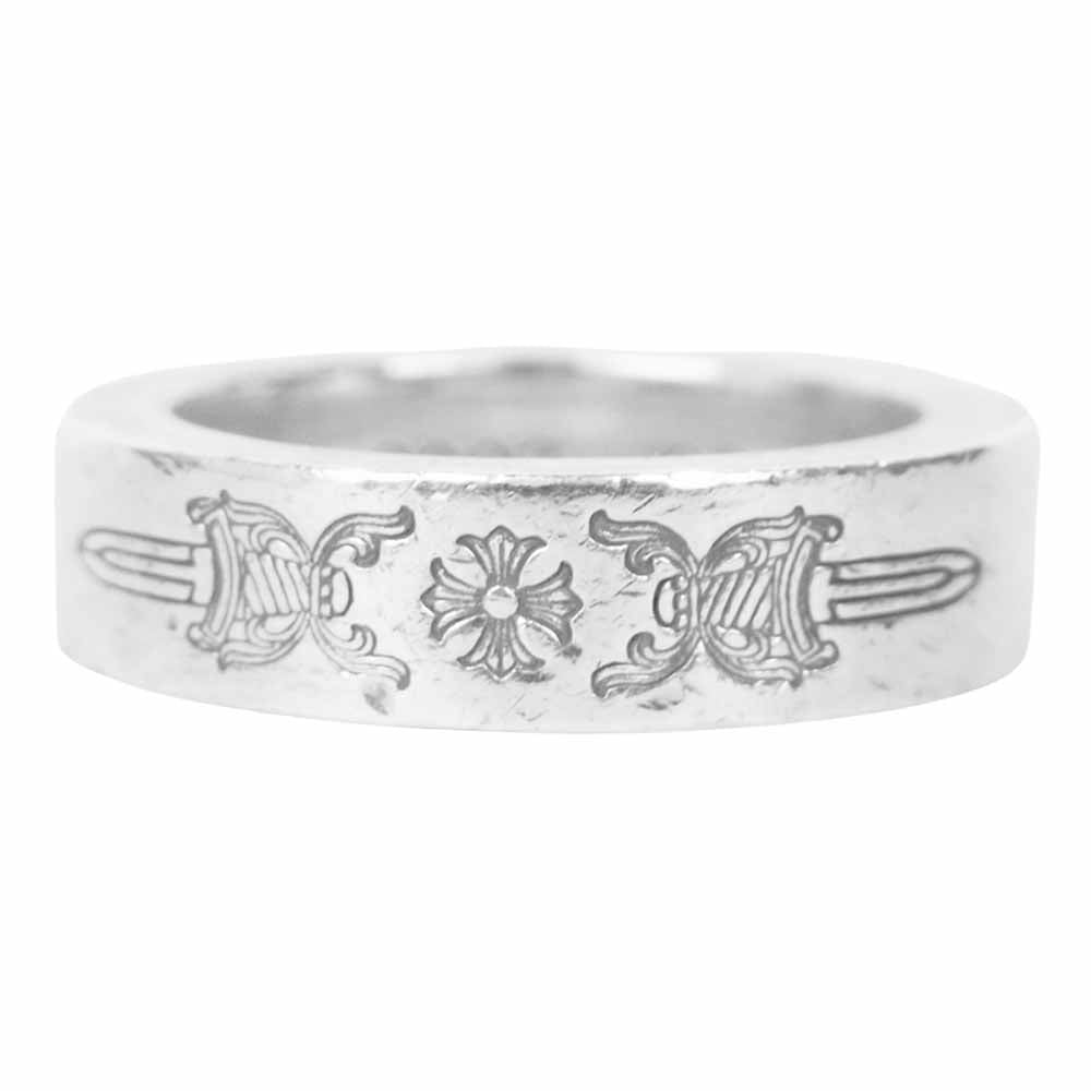 CHROME HEARTS クロムハーツ（原本無） SPACER DAGGER RING 6ｍｍ スペーサー ダガー リング シルバー系 15号【中古】