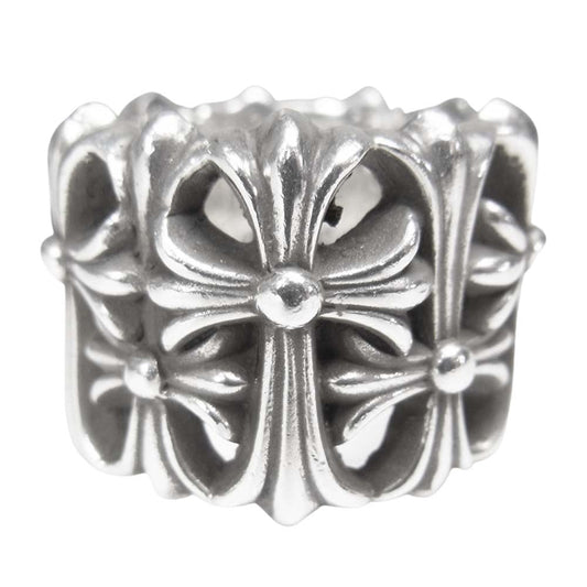 CHROME HEARTS クロムハーツ（原本無） CEMETERY CRS RING セメタリー クロス リング【中古】
