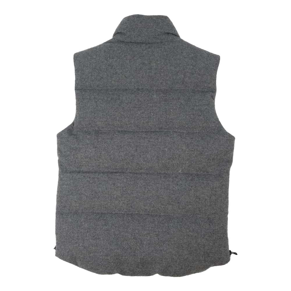 theory セオリー 09-0302001 サイドジップ ウール ダウンベスト グレー系【中古】