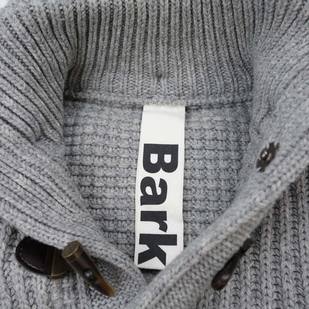 バーク 国内正規品 ニット ダッフル コート グレー系 S【中古】