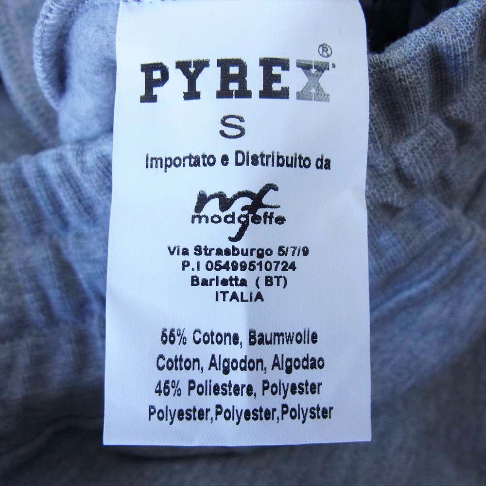 パイレックス 20IPB40352 裏起毛 ロゴ スウェット パンツ グレー S グレー系 S【極上美品】【中古】